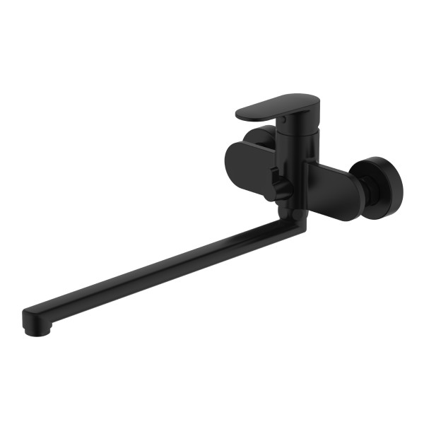 Смеситель для ванны и душа Aquatek Ника черный матовый (AQ1842MB) Смеситель для ванны и душа Aquatek Ника черный матовый (AQ1842MB)