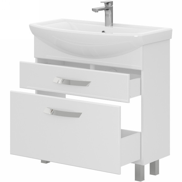 Тумба напольная Volna Onda 776x800 белая (tnONDA80.2Y-01)