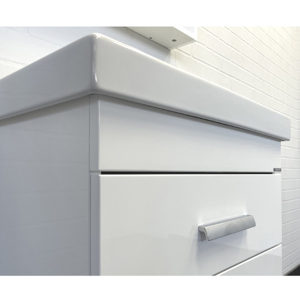 Тумба подвесная Comforty Никосия 600x530x400 белый глянцевый с раковиной (00-00001502) Тумба подвесная Comforty Никосия 600x530x400 белый глянцевый с раковиной (00-00001502)