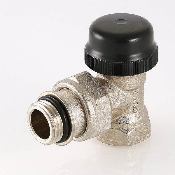 Клапан термостатический угловой 1/2" Valtec VT.037.N (с преднастройкой) (VT.037.N.04) Клапан термостатический угловой 1/2" Valtec VT.037.N (с преднастройкой) (VT.037.N.04)