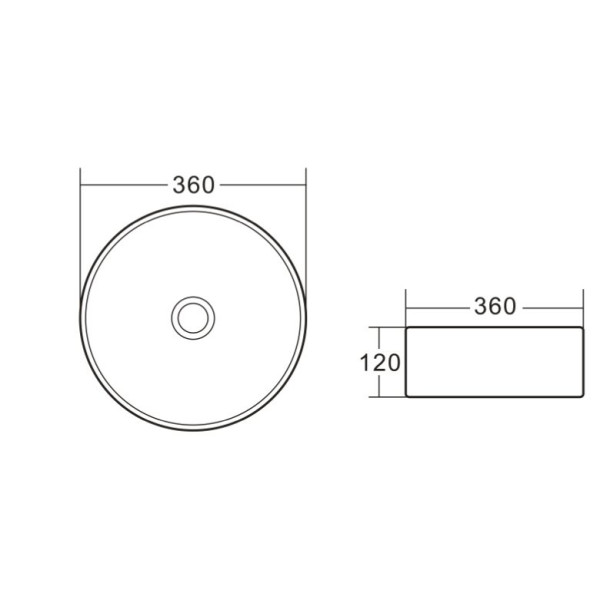 Раковина накладная BelBagno 36x36 белая (BB1357) Раковина накладная BelBagno 36x36 белая (BB1357)