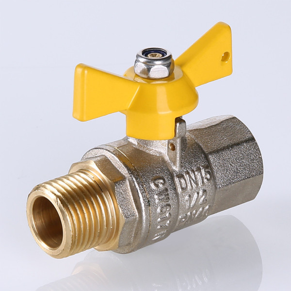Кран газовый 3/4" ВН шаровый Valtec "Valgas" (бабочка) Кран газовый 3/4" ВН шаровый Valtec "Valgas" (бабочка)