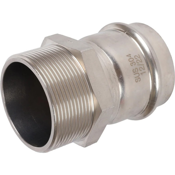 Переход 54х2"Н Rommer из нержавеющей стали (пресс) (RSS-0021-000542) Переход 54х2"Н Rommer из нержавеющей стали (пресс) (RSS-0021-000542)
