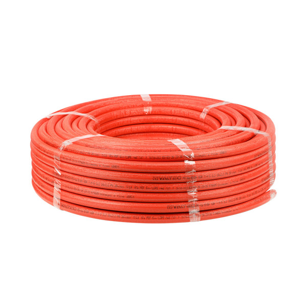 Труба п/э Valtec PEXa-EVOH 20*2,8 мм. в красной теплоизоляции 6 мм (бухта 50 м.) (VA2028.4.R06R.50) Труба п/э Valtec PEXa-EVOH 20*2,8 мм. в красной теплоизоляции 6 мм (бухта 50 м.) (VA2028.4.R06R.50)