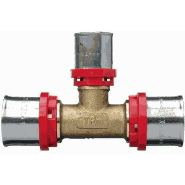 Тройник 26*20*26 TeRma (пресс, латунь) (02507) Тройник 26*20*26 TeRma (пресс, латунь) (02507)