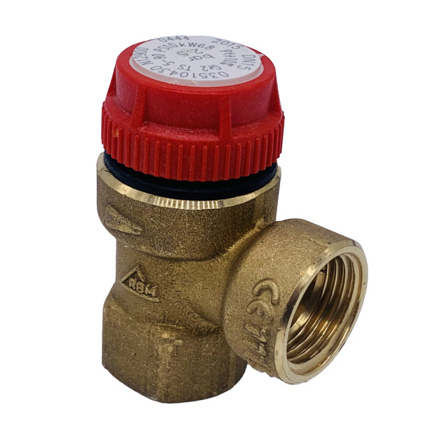 Клапан предохранительный RBM 1/2"ВВ 2,5 бар (351.04.30)