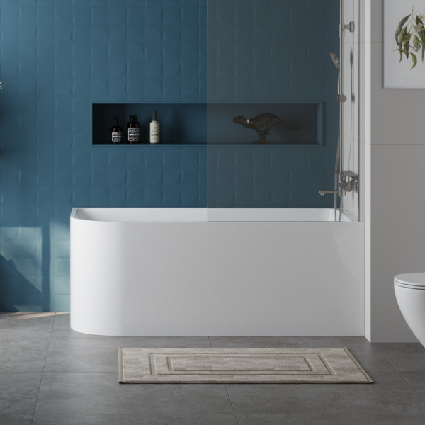 Ванна акриловая BelBagno 170x73 правосторонняя белая (BB712-1700-730-R)