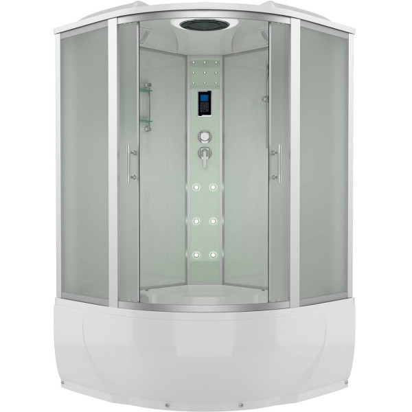 Душевая кабина Erlit 120х120 стекло матовое, профиль хром (ER 4320T-W3) Душевая кабина Erlit 120х120 стекло матовое, профиль хром (ER 4320T-W3)