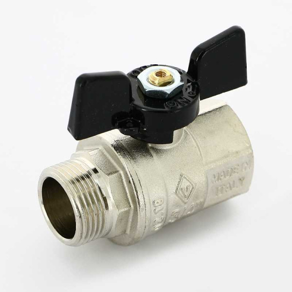 Кран Bugatti 3/4" ВН шаровый New Jersey 917 (черная бабочка) (09170005) Кран Bugatti 3/4" ВН шаровый New Jersey 917 (черная бабочка) (09170005)