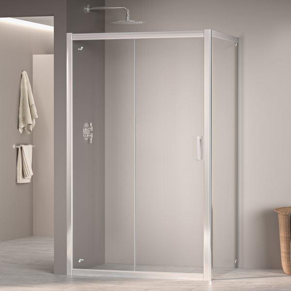 Душевой уголок RGW PA-045 80x100x195 стекло прозрачное, профиль хром (350804508-11)