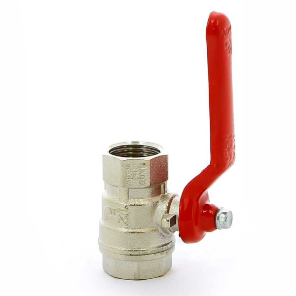 Кран Itap 1/2" ВВ шаровый Vienna (красная ручка) (1160012)