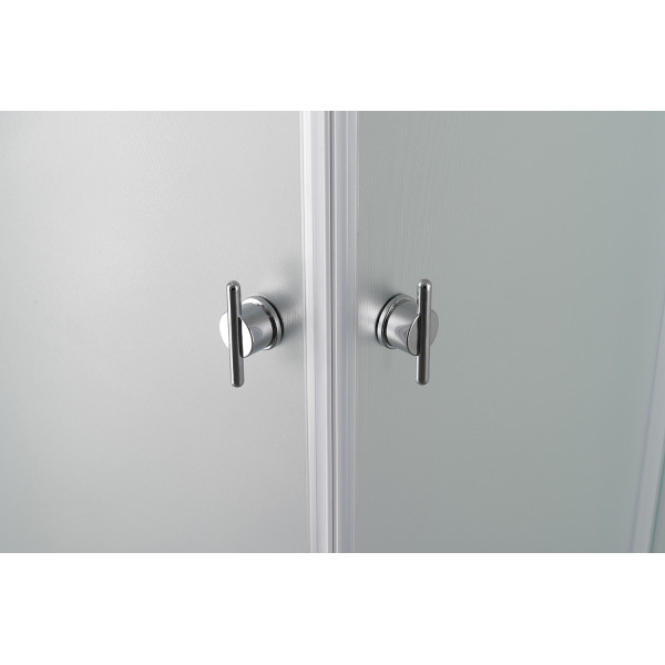 Душевая кабина Loranto 80x100x215 стекло матовое, профиль сатин (CS-5180-13R F)