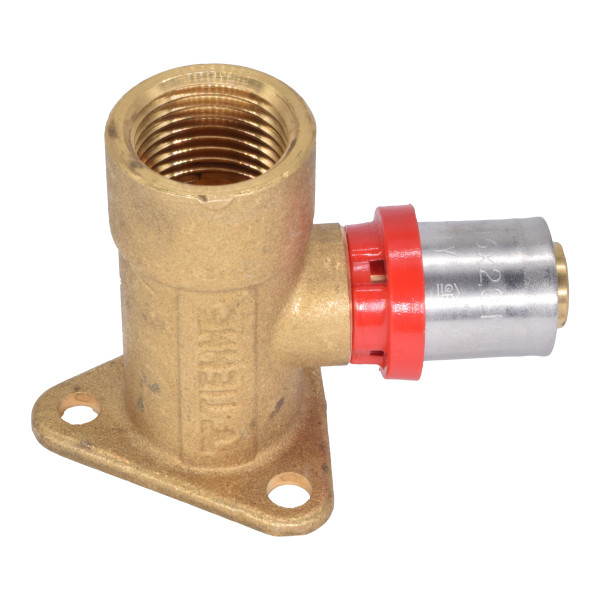 Водорозетка Tiemme 16х1/2" ВР H=52 мм. латунь (пресс, отступ 22,5 мм.) (1651021 / 1656CE)