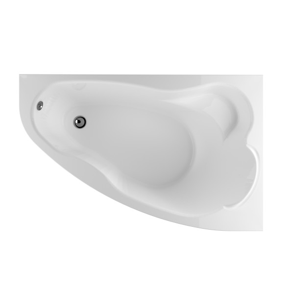 Ванна акриловая 1Marka Lil 140x90 правосторонняя белая (01лил1490п) Ванна акриловая 1Marka Lil 140x90 правосторонняя белая (01лил1490п)