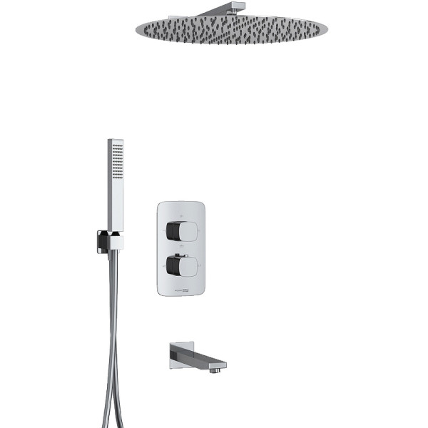 Душевая система WasserKRAFT хром (A178644 Thermo)