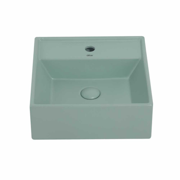 Раковина накладная Abber Rechteck светло-зеленая матовая (AC2208MCG) Раковина накладная Abber Rechteck светло-зеленая матовая (AC2208MCG)