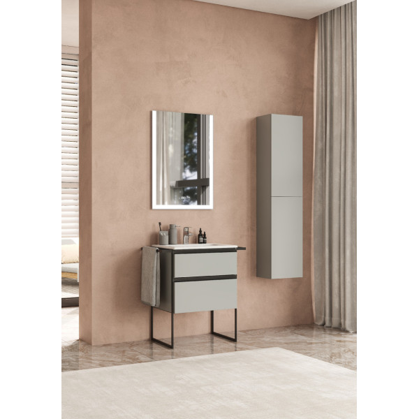 Пенал напольный Roca Domi 346x251x1504 серый матовый (Z.RU93.0.787.5)