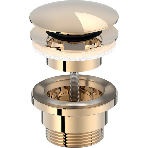 Донный клапан Jacob Delafon золотой (E30536-BGG) Донный клапан Jacob Delafon золотой (E30536-BGG)