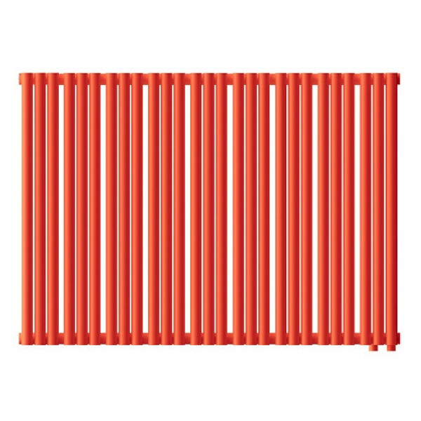 Радиатор стальной Empatiko нижнее правое подключение, рябиновый красный (Takt R1-1072-500 Scarlet Red)