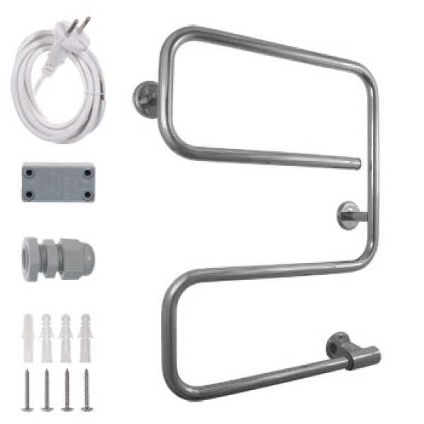 Полотенцесушитель электрический Energy E chrome G2 625х450 хром