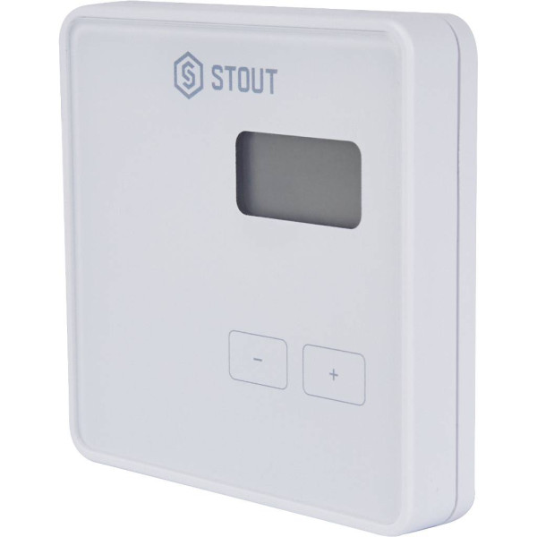 Терморегулятор Stout беспроводной комнатный R-8b, белый, 2xAAA (STE-0101-008001)