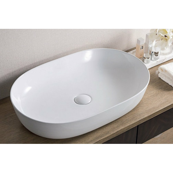 Раковина накладная BelBagno 41x61 белая (BB1348) Раковина накладная BelBagno 41x61 белая (BB1348)