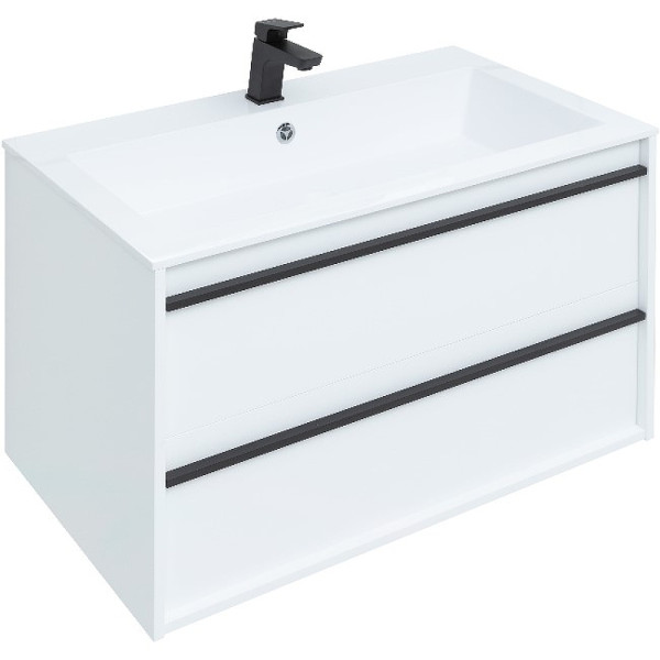 Тумба подвесная Aquanet Lino 90 белый матовый (00253904) Тумба подвесная Aquanet Lino 90 белый матовый (00253904)