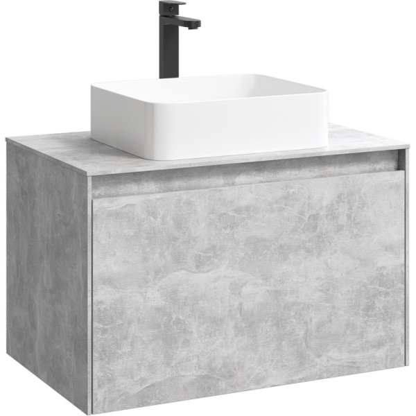 Тумба подвесная Aqwella Mobi 800x500x510 бетон светлый (MOB0108BS)