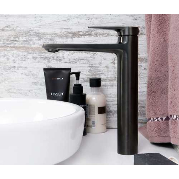 Смеситель для раковины WasserKRAFT Wiese оружейная сталь (8403H) Смеситель для раковины WasserKRAFT Wiese оружейная сталь (8403H)