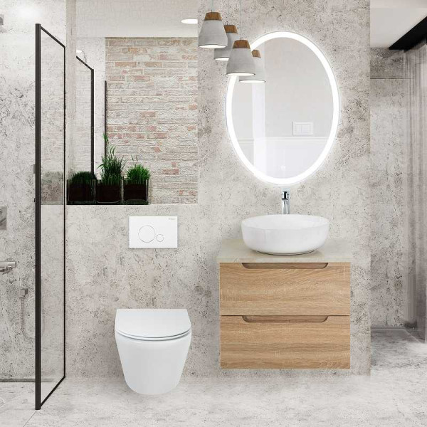 Унитаз подвесной BelBagno белый (BB8001CHR/SC)