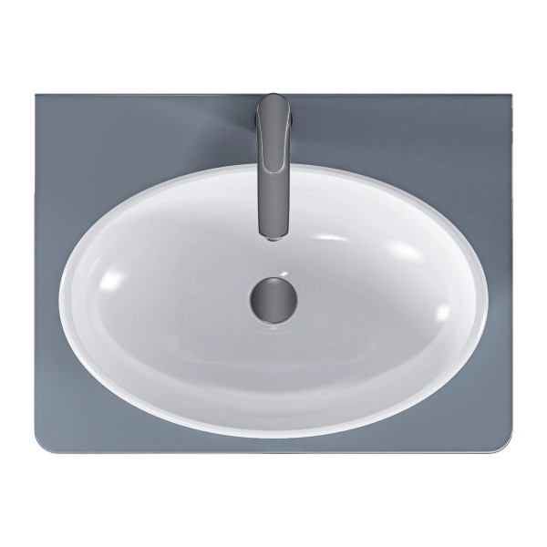 Тумба подвесная 1Marka Monro 600x450x420 серый (Ц0000036664)