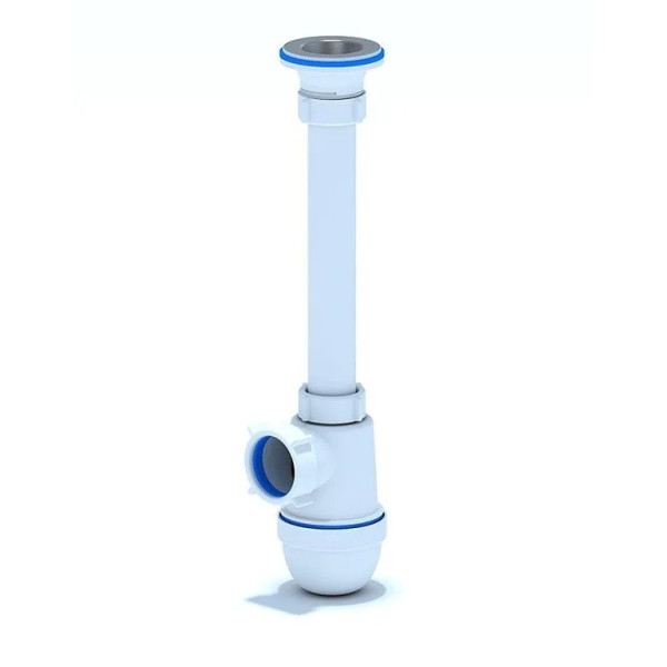 Сифон 32 мм. (1 1/4"*40 мм.) бутылочный АНИ с выпуском 1 1/4"*65 мм. АНИ пласт (C1000)