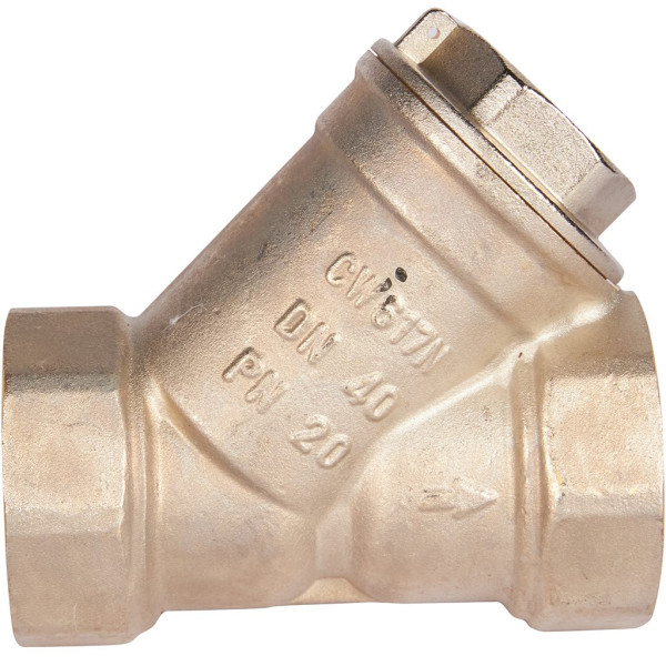 Фильтр косой 1 1/2" Rommer 500 мкр. (никель) RFW-0001-000040 Фильтр косой 1 1/2" Rommer 500 мкр. (никель) RFW-0001-000040