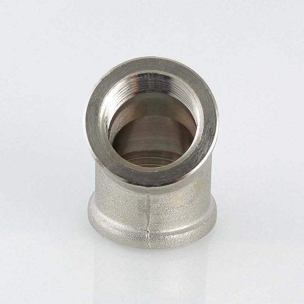 Угольник 3/4" ВВ 45 гр. Valtec (никель) (VTr.091.N.0005) Угольник 3/4" ВВ 45 гр. Valtec (никель) (VTr.091.N.0005)