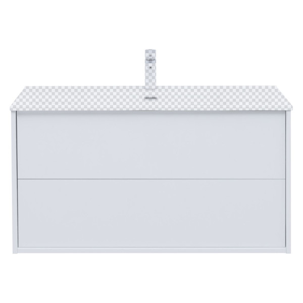 Тумба подвесная Aquanet Lino 100 (Flat) белый глянец (287544)