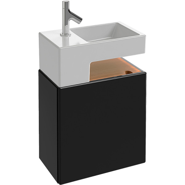 Тумба подвесная Jacob Delafon Terrace 49,5 черный глянец (EB1178-274)