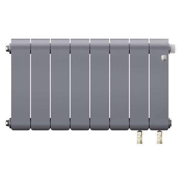 Радиатор биметаллический Royal Thermo Infinity 300 Silver Satin VR80 (8 секций) Серебристый (RTISSVR8030008) Радиатор биметаллический Royal Thermo Infinity 300 Silver Satin VR80 (8 секций) Серебристый (RTISSVR8030008)