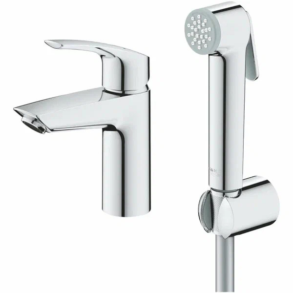 Смеситель для раковины Grohe Eurosmart (хром) Смеситель для раковины Grohe Eurosmart (хром)