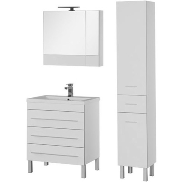 Тумбы напольные Aquanet Верона 75 белый (напольная 3 ящика) (00178254) Тумбы напольные Aquanet Верона 75 белый (напольная 3 ящика) (00178254)