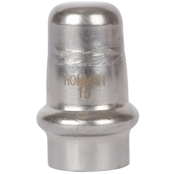 Заглушка 15 Rommer из нержавеющей стали (пресс) (RSS-0025-000015) Заглушка 15 Rommer из нержавеющей стали (пресс) (RSS-0025-000015)