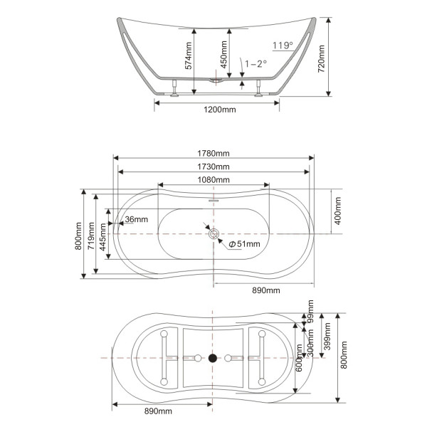 Ванна акриловая Swedbe Vita 178х80х72 отдельностоящая белый (8803) Ванна акриловая Swedbe Vita 178х80х72 отдельностоящая белый (8803)