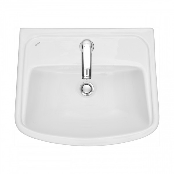 Раковина подвесная Santek Лонги 500x420x195 белая (1WH501754)