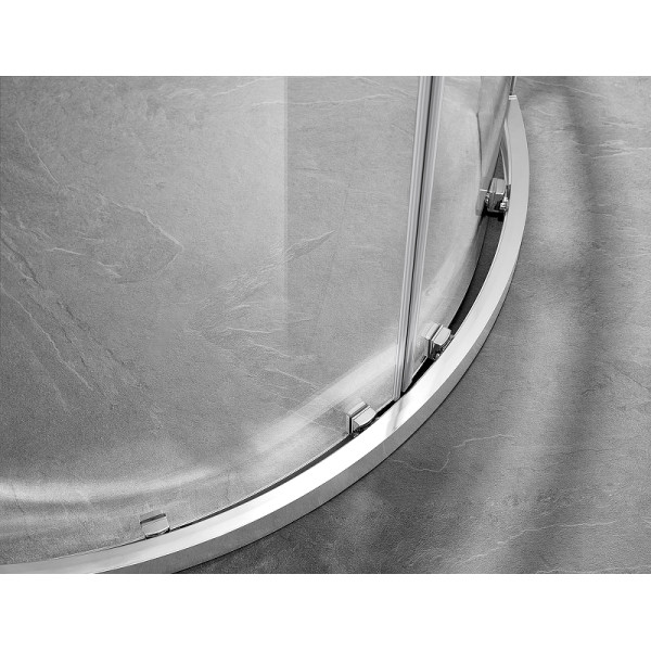 Душевой уголок Aquatek 100x100x200 стекло прозрачное, профиль хром (AQ ARI RO10020CH)