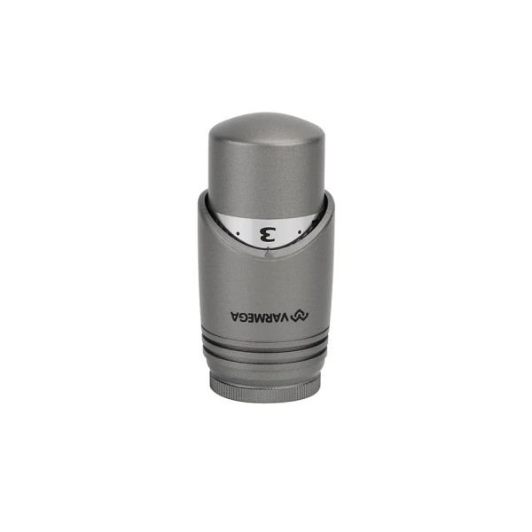 Головка термостатическая Varmega VM112 жидкостная М30х1,5 (серая) (VM11203) Головка термостатическая Varmega VM112 жидкостная М30х1,5 (серая) (VM11203)