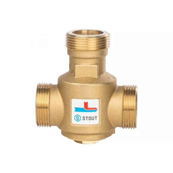 Клапан термостатический смесительный Stout G 1" 1/4 НР  55°С (SVM-0030-325504)