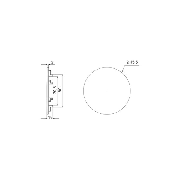 Декоративная накладка для кухонной мойки Iddis графит Kitchen Line (CAPGM00i59)