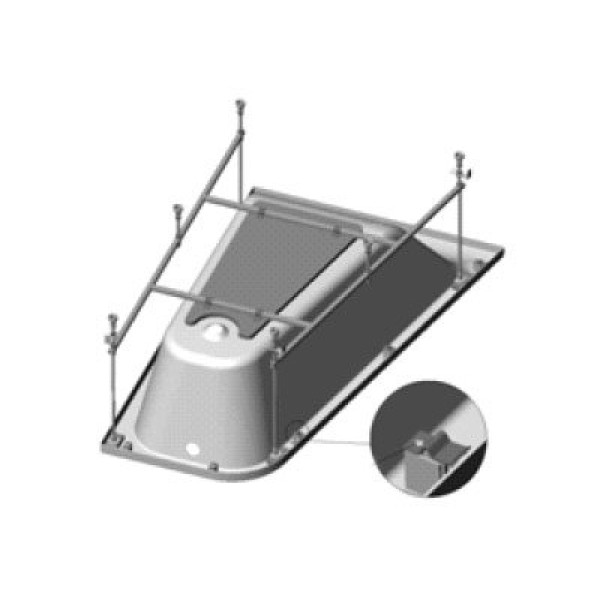 Каркас для ванны AM.PM Spirit 160х1000х44,5 (W72A-160-100W-R2) Каркас для ванны AM.PM Spirit 160х1000х44,5 (W72A-160-100W-R2)