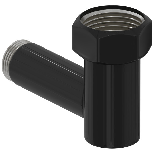 Уголок Стилье 1"x3/4" черный (172000-1034)