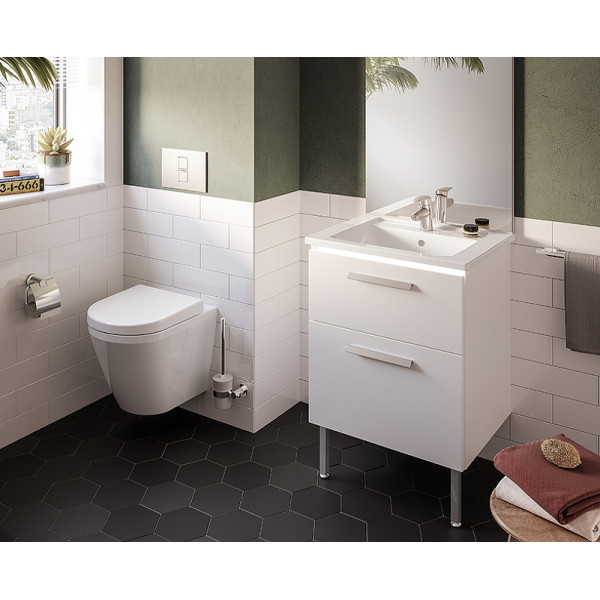 Унитаз подвесной Vitra Integra Round 54 см, безободковый (7041B003-0075) Унитаз подвесной Vitra Integra Round 54 см, безободковый (7041B003-0075)