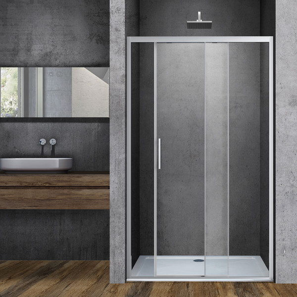 Душевая дверь Vincea Soft VDS-3SO 1000х1950 стекло прозрачное, профиль хром (VDS-3SO100CL)